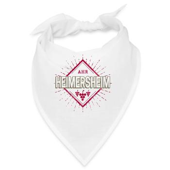 Heimersheim an der Ahr Vintage Reben Souvenir - Bandana - Weiß - Vorne