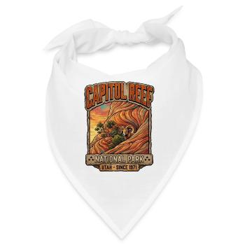 Capitol Reef Ram Desert Patch - Bandana - Weiß - Vorne