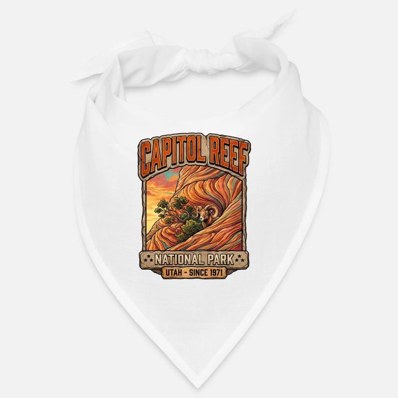 Capitol Reef Ram Desert Patch Bandana