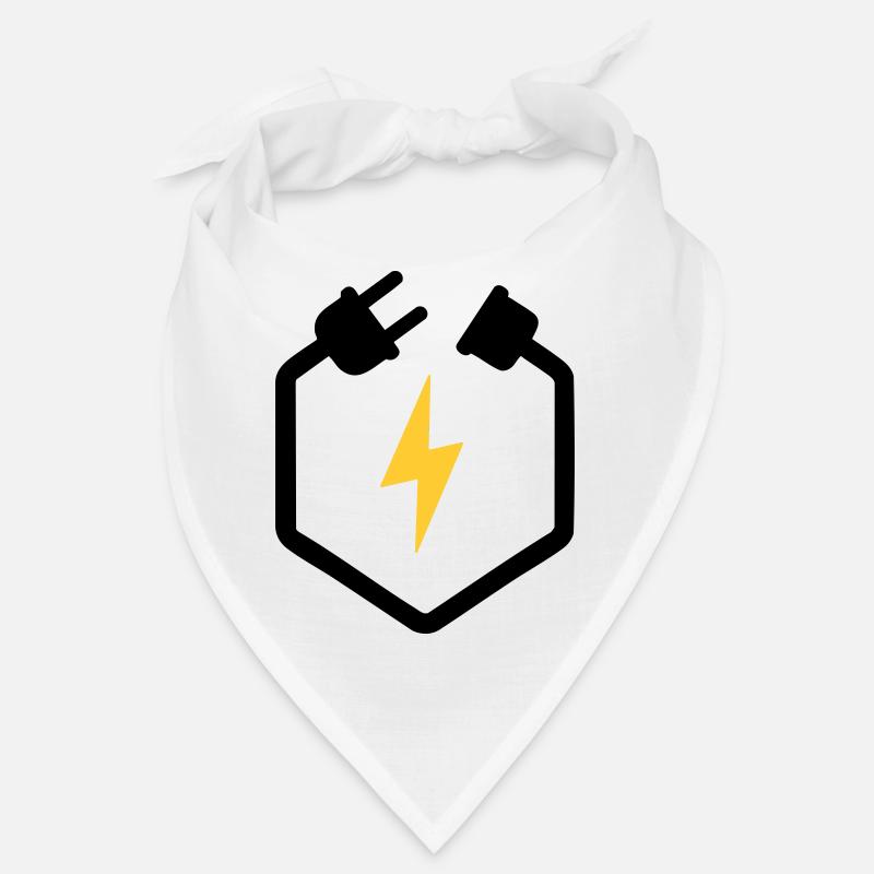 Electrician Plug Power Lightning Logo Bandana