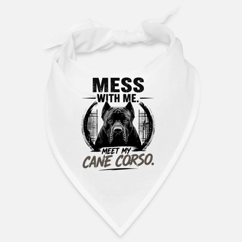 Amusez-moi Rencontrez mon chien protecteur Cane Corso Bandana