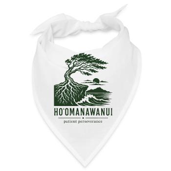 Hoomanawanui-Geduld - Bandana - Weiß - Vorne