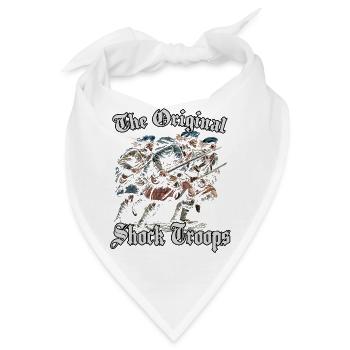 Schottland Geschichte Humor T | Highlander Angriff - Bandana - Weiß - Vorne
