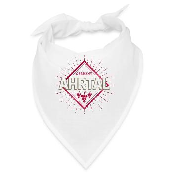 Ahrtal an der Ahr Retro Weintrauben Vintage Reben - Bandana - Weiß - Vorne