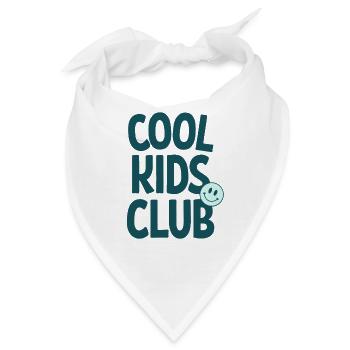 Cool Kids Club Retro Design - Bandana - Weiß - Vorne