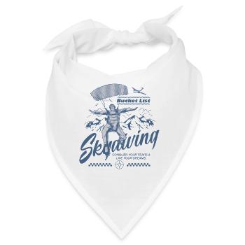 Bucket List Skydiving - Bandana - Weiß - Vorne