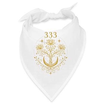 333 Lotus-Führung - Bandana - Weiß - Vorne