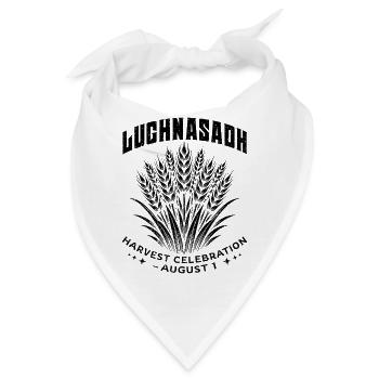 Lughnasadh Lammas Lughnasa Erntefeier - Bandana - Weiß - Vorne