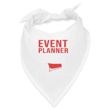 Event Planer Stimme - Bandana - Weiß - Vorne