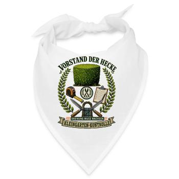 Vorstand der Hecke Kleingarten Kontrolle - Bandana - Weiß - Vorne