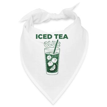 Iced Tea Club Eistee Zitrone Eis - Bandana - Weiß - Vorne