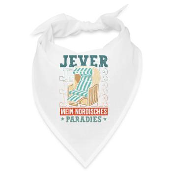 Nordisches Strandkorb Paradies - Bandana - Weiß - Vorne
