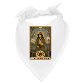 Vogelbeobachter | Birding Tarot - Bandana - Weiß - Vorne