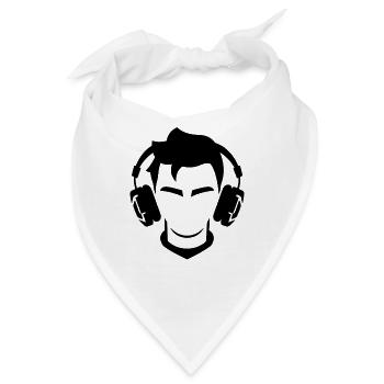 Spiel Liebhaber Skizze - Bandana - Weiß - Vorne