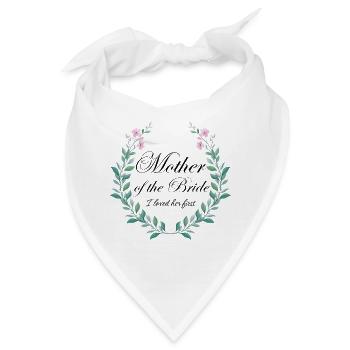 Mutter-Braut-Kranz - Bandana - Weiß - Vorne
