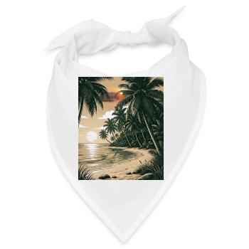 Asian Beach - Bandana - Weiß - Vorne