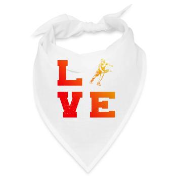 Pickleball Turnier Geschenkidee für Pickleball Fan - Bandana - Weiß - Vorne