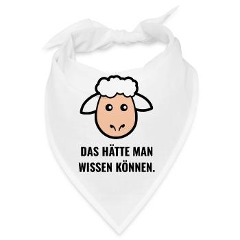 Das hätte man wissen können. - Bandana - Weiß - Vorne