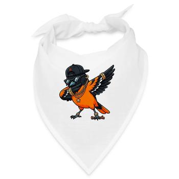 Dabbender Pirol - Bandana - Weiß - Vorne