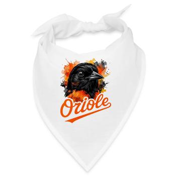 Pirol Vintage Retro - Bandana - Weiß - Vorne
