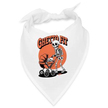 Ghetto Fit Skeleton-Kinderwagen - Bandana - Weiß - Vorne