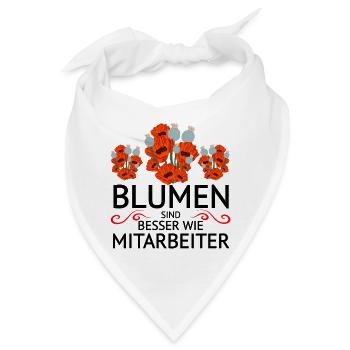 Mitarbeiter Frust lustiger Spruch  - Bandana - Weiß - Vorne