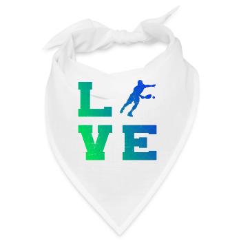 Pickleballers Design für Pickleball Community Fans - Bandana - Weiß - Vorne