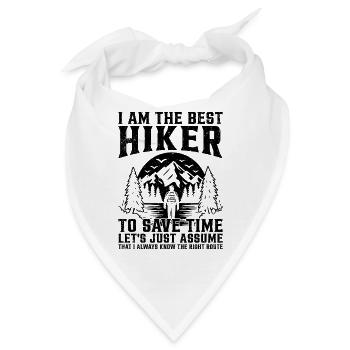 Funny Hiking Sayings Outdoor Hiking Mountain Lover - Bandana - Weiß - Vorne