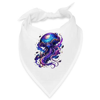 Galaktische Quallen Galaxie - Bandana - Weiß - Vorne