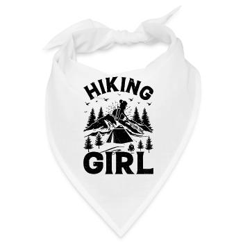 Hiking Girl Mountain Hiking Girls - Bandana - Weiß - Vorne