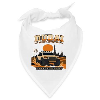 Dubai Desert Abenteuer - Bandana - Weiß - Vorne