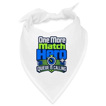 Esports-Gamer Noch ein Match-Held, die Schlange ruft an - Bandana - Weiß - Vorne