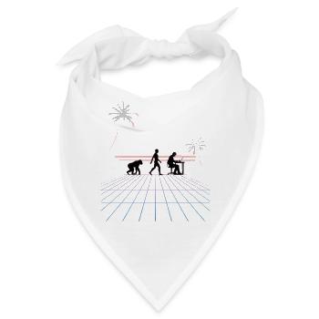 Programmierer – Coding Entwickler & Informatiker - Bandana - Weiß - Vorne