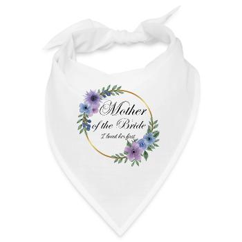Mutter-Braut-Kranz - Bandana - Weiß - Vorne