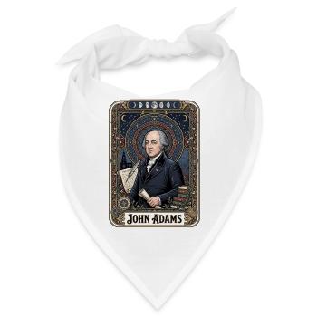 John Adams Tarotkarte - Bandana - Weiß - Vorne