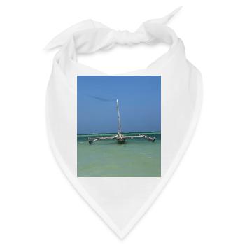 Schiffswracks über dem blauen Meer - Bandana - Weiß - Vorne