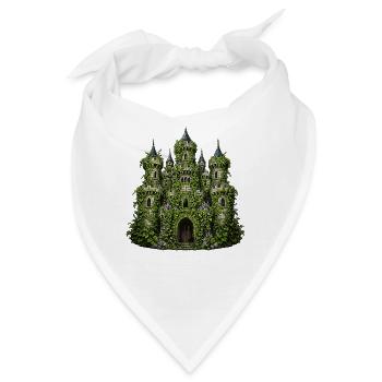 Efeu Burg der Lianenpracht - Bandana - Weiß - Vorne