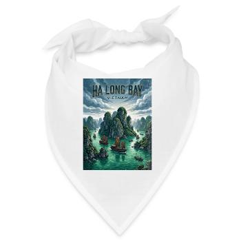 Ha Long Bay Vietnam - Bandana - Weiß - Vorne