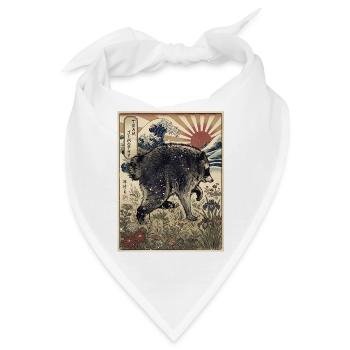 Jimothy Viraler Waschbär Lustiges Team Jimothy - Bandana - Weiß - Vorne