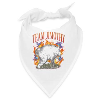 Jimothy Viraler Waschbär Lustiges Team Jimothy - Bandana - Weiß - Vorne