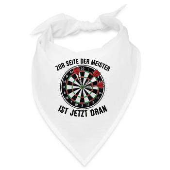 Darts Meisterschaft Jetzt Dran - Bandana - Weiß - Vorne