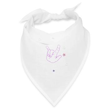 Neon Rock  - Bandana - Weiß - Vorne