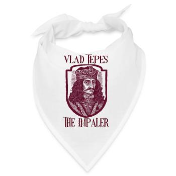 Vlad Tepes Impaler Motiv - Bandana - Weiß - Vorne