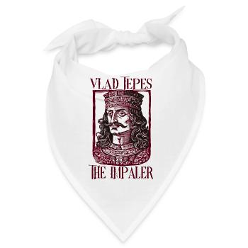 Vlad Tepes Der Impaler - Bandana - Weiß - Vorne