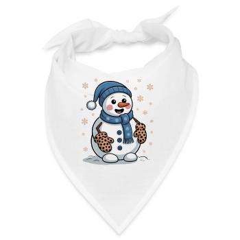 Schneemann - Bandana - Weiß - Vorne