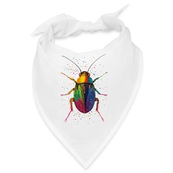 Kakerlake Küchenschabe Insekten Schabe Kakerlaken - Bandana - Weiß - Vorne