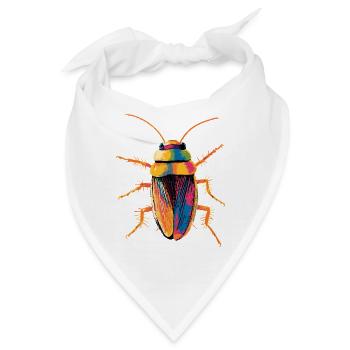 Kakerlake Küchenschabe Insekten Schabe Kakerlaken - Bandana - Weiß - Vorne