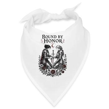 Bound by Honor | Medieval Gothic Love - Bandana - Weiß - Vorne
