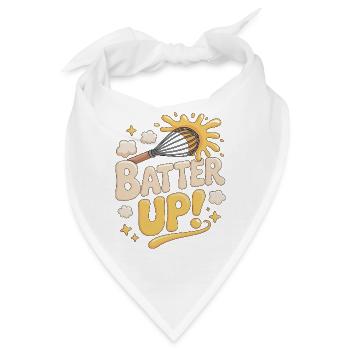 Restaurant Chef Batter Up Professional Chef - Bandana - Weiß - Vorne