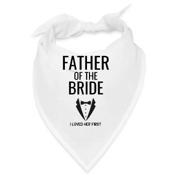 Vater Braut Tuxedo - Bandana - Weiß - Vorne